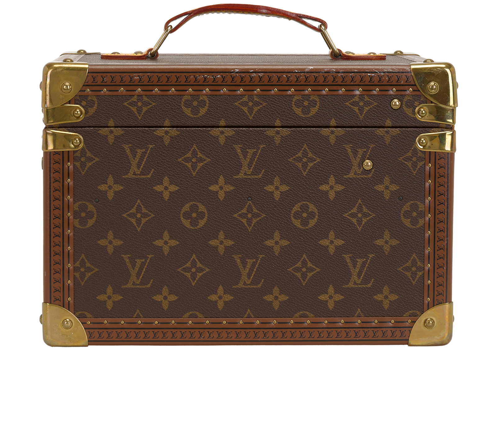 Louis Vuitton Vintage Boite Flacons Vanity Case, &pound;2,300, Accessories, Brown, Canvas, Bottom view